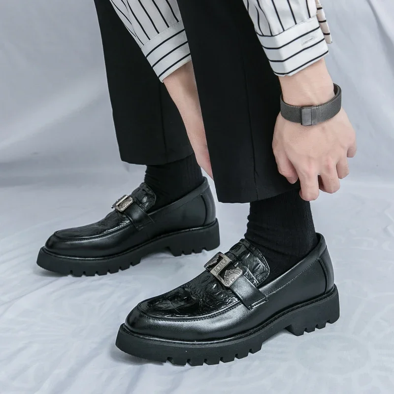 S7f900e6f5ded4a2298aabbc44ff982333 Stylish VIPOL White Loafers for Men Slip-On Dress Shoes for Parties