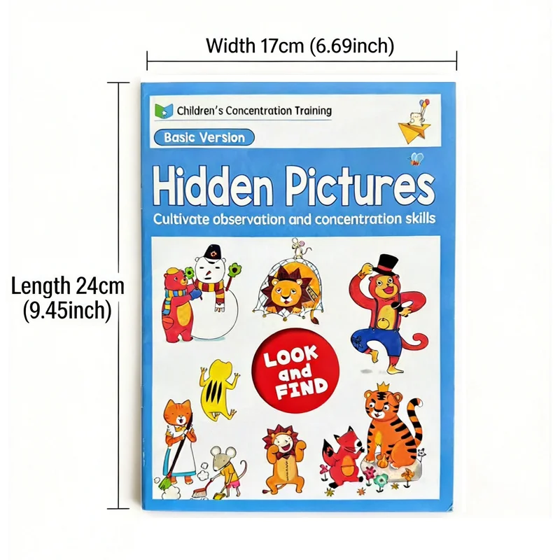 Interactive Children's Activity Book: Hidden Item & Pattern Discovery Adventure