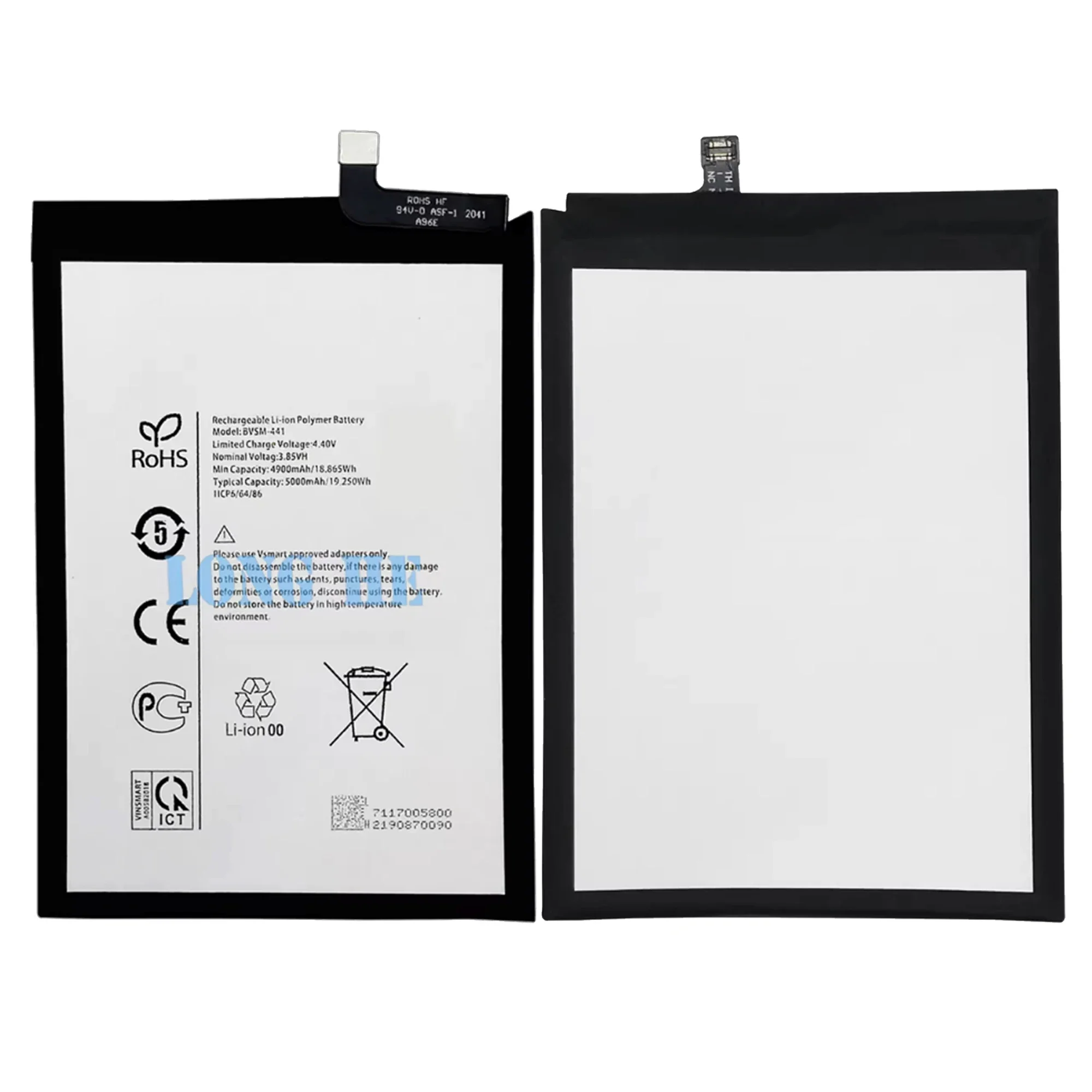 2024 Years 5000mAh Original BVSM-441 Battery For VSMART BVSM-441 BVSM 441 Smart Cell Phone Replacement Battery Batteries