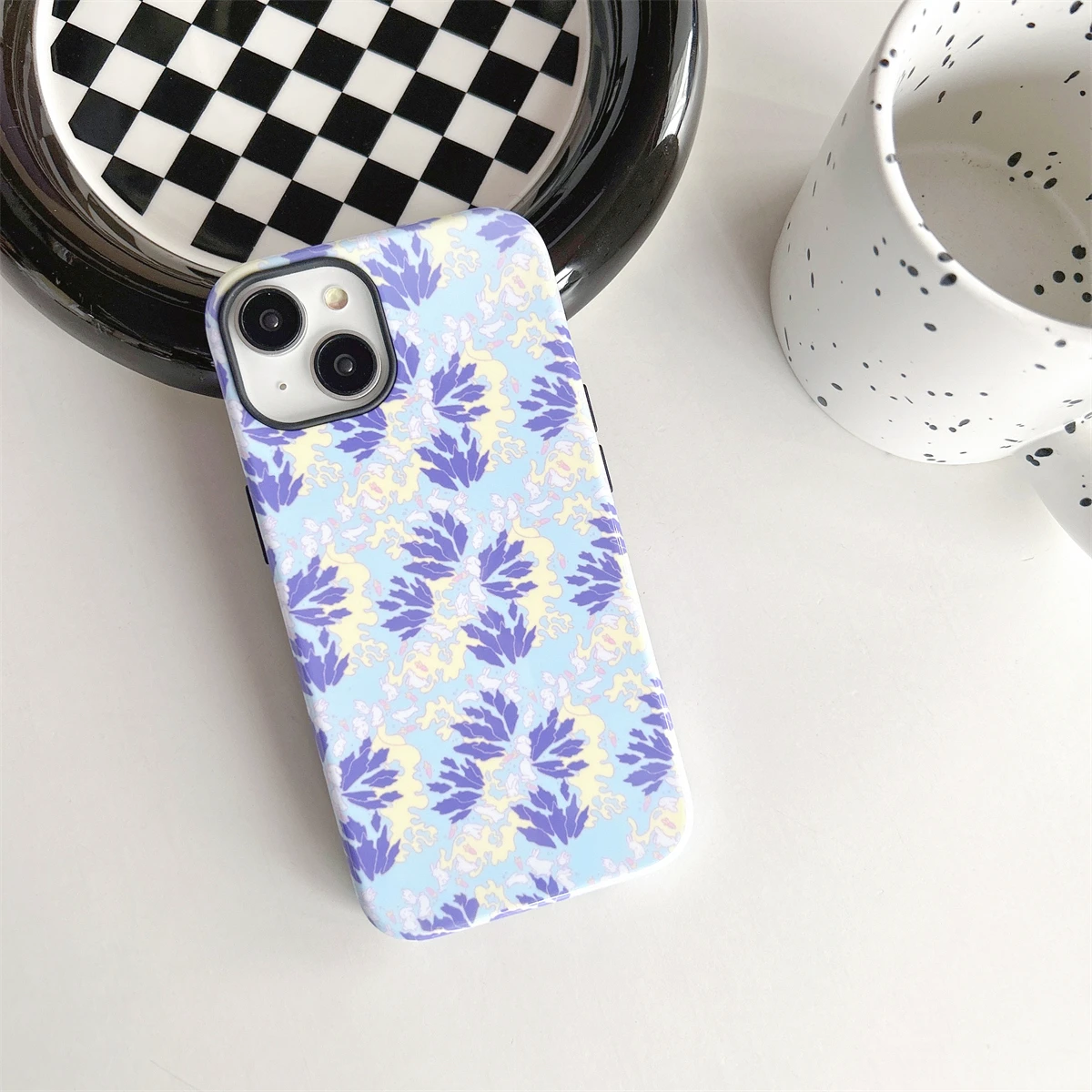 Blue Series intInclusive Phone Case Two-In-One Film Protective Shell For iPhone 15 14 13 12 11 Pro Max Plus Mini