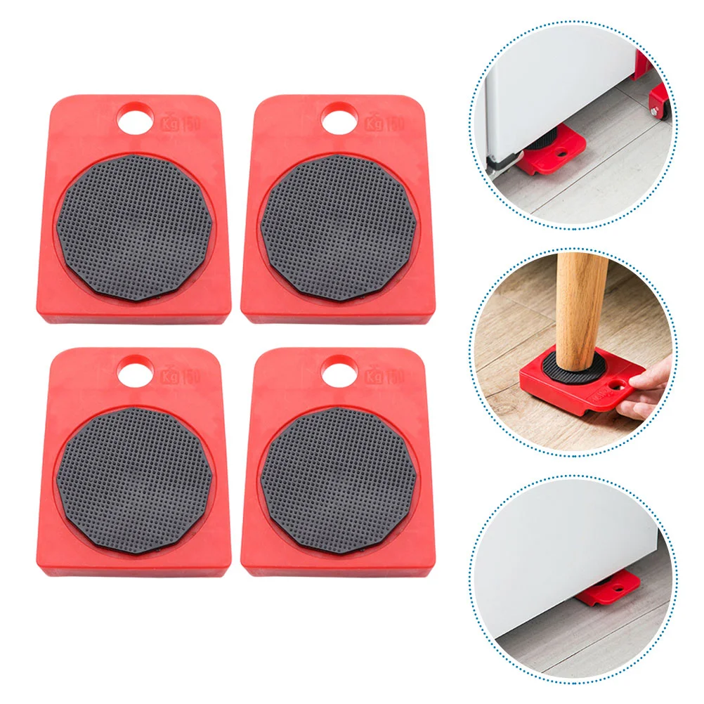 Heavy Furniture Mover Sliders Tools Moving Pads Sliders Universal Wheels Pulleys Objects Moving Beds Refrigerators 5pcs set moving artifact portable furniture mover large heavy objects mover pulley single labor saving multifunctional mover