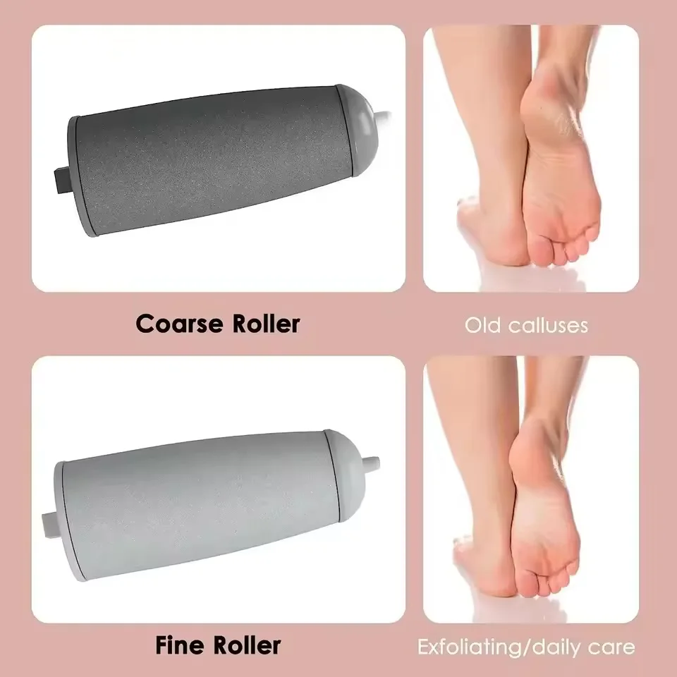 Smooth Electric Foot Callus Remover Pedicure Wand for Feet Rechargeable Pedicure Tools for Feet Callus Removal Tool electric foot callus remover