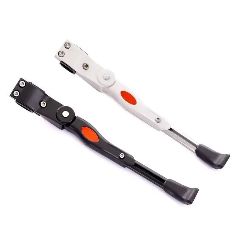 1Pcs Black/White Adjustable MTB Road Bicycle Kickstand Parking Rack Mountain Bike Support Side Kick Stand Foot Brace bike stand