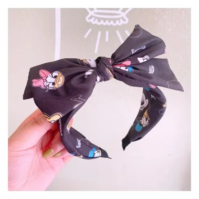 Disney cartoon Frozen children head hoop bow hair pin doll accessories headband princess cosmetic headwear girl birthday gift