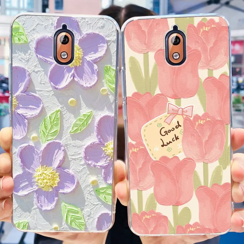 Charming Soft Silicone TPU Back Cover in Lovely Prints