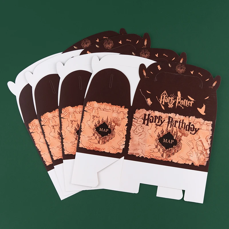 Birthday Gift Box and Bag Set – Marauder’s Map Inspired Party Favor Packaging for Candy... - SKU BGS17091 - UGI Packaging
