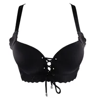 Sexy Thickened Push Up Bra for Women, No Underwire Comfort Bras with Adjustable Drawstring, Padded Bralette Beautiful Back Desig