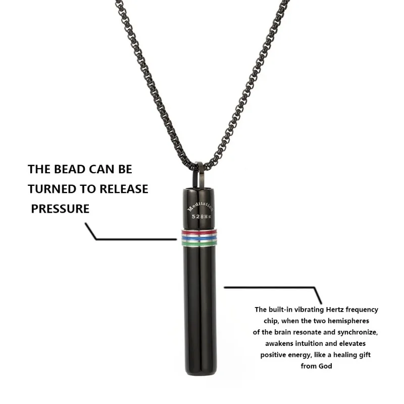 Description Picture 5 of item528Hz 417Hz Harmonica Whistle Necklace Sound Therapy Professional Mouth Organ Meditation Mindfulness Kids Music Instruments