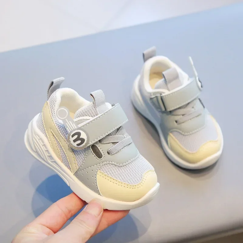 0-3 Years Baby Casual Shoes Toddler Sneakers Infant Newborn Outdoor First Walkers Breathable Anti-slip Baby Boy Girl Sport Shoes 6
