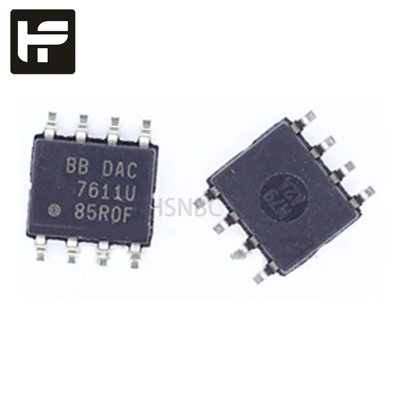 2Pcs/Lot DAC7611U DAC7611 SOP-8 100% Brand New Original Stock IC Chip