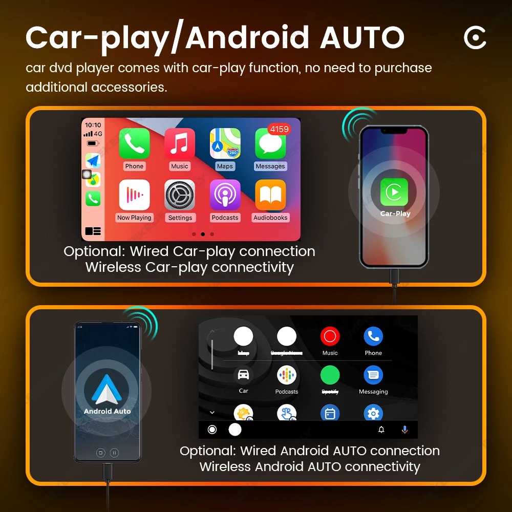 5 Inch Touch Screen Wireless Carplay Android Auto Car Radio 1Din MP5 Player Autoradio Stereo For Car Universal Multimedia Player