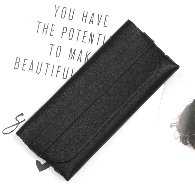 Pu Leder weiche Brille Tasche Sonnenbrille Lesebrille Schutzhülle Frauen Tasche Brillen Schutzhülle Zubehör – Detail 9