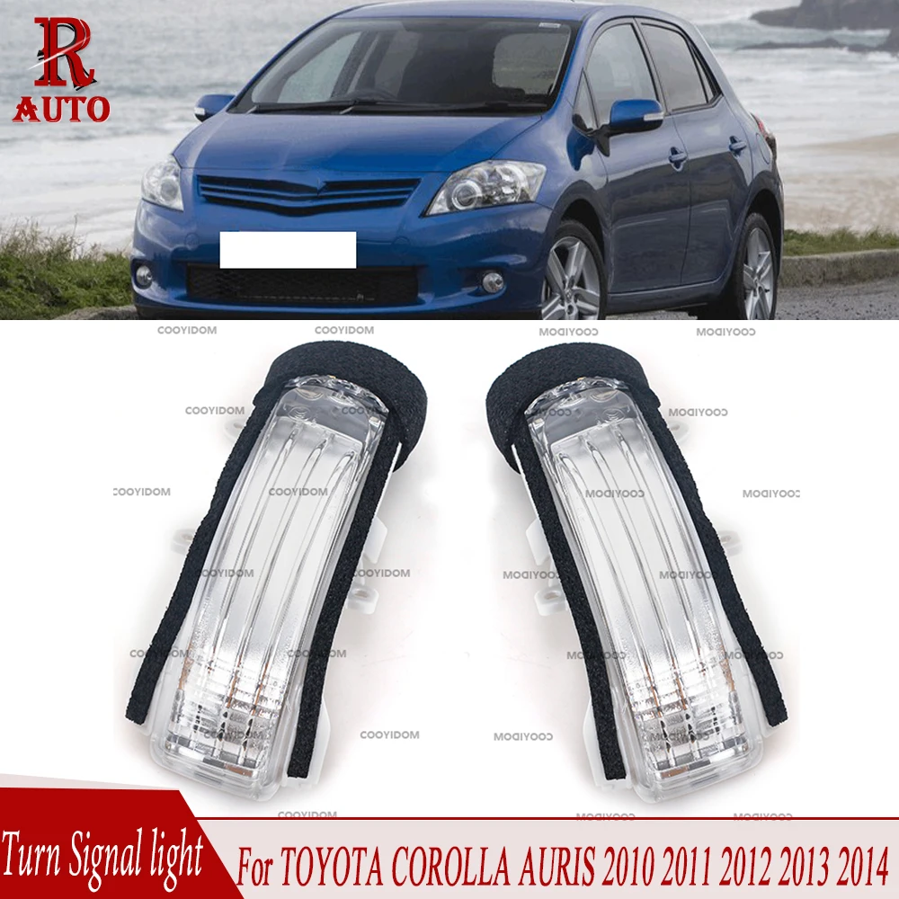 Rauto Side Mirror Turn Signal Light Led Door Wing Rearview Mirror Indicator Lamp For Toyota