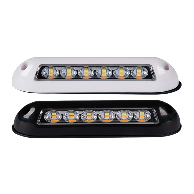 Upgraded LED Awning Light Exterior Strip Side Light Simple Installs Suitable for Caravans RVs Campervan retractable side awning anthracite 160x1000 cm