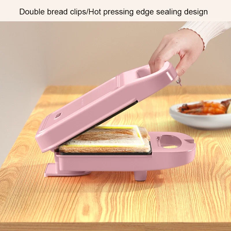 Electric Sandwich Maker Breakfast Baking Machine Egg Omelette Cooker Grill Pan Double-side Bread Pressure Toaster Ligh Food Oven sandwich maker