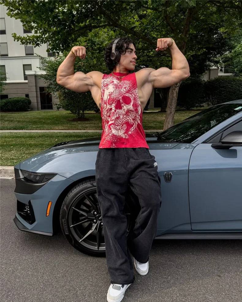 Men's Sleeveless Quick Dry Gym Sports Tank Top