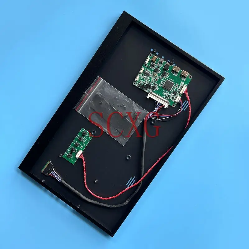 

Fit LTN156HT01 LVDS-40Pin 15,6 "Micro USB портативный Refit дисплей DIY Kit контроллер платы драйвера + металлическая фреза 2Mini-HDMI 1920*1080