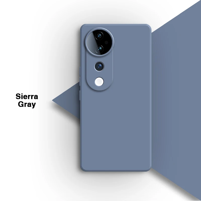 Elegant Liquid Silicone Protective Phone Case - Soft, Classic Design with Camera Protection