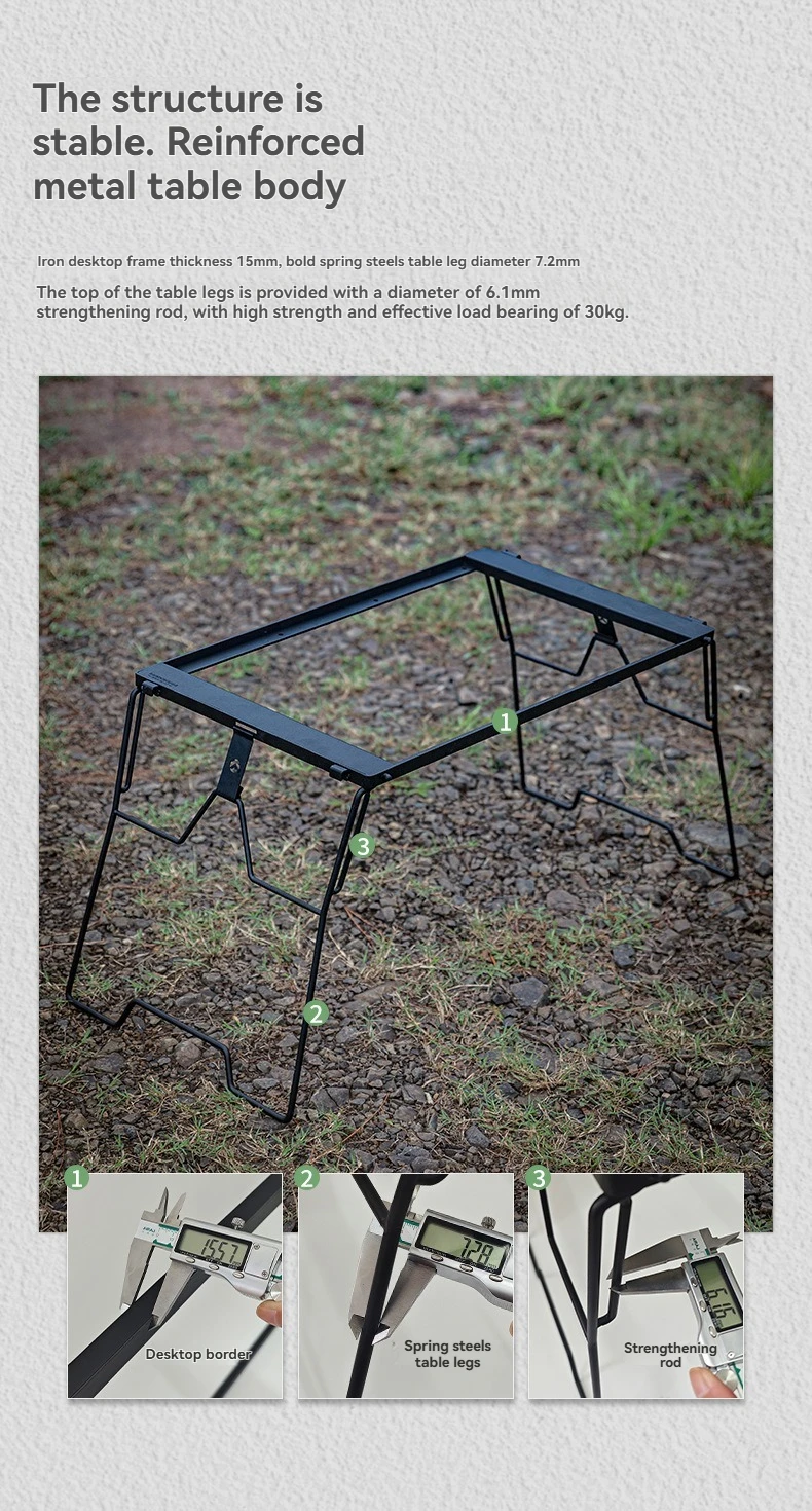 CK-3650-T38 Brückentisch-Kombination, taktischer IGT-Tisch, Campingtisch, leichter tragbarer Outdoor-Klapptisch – Detail 9