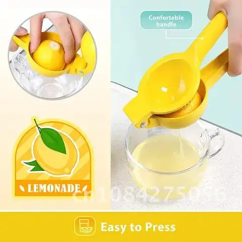 

Compact Handheld Citrus Juicer Dual Bowl Lemon Lime Squeezer Manual Fruit Blender Extractor Kitchen Gadgets