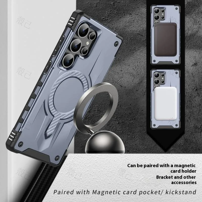 Military-Grade Airbag Drop-Proof Magnetic Protective Phone Case