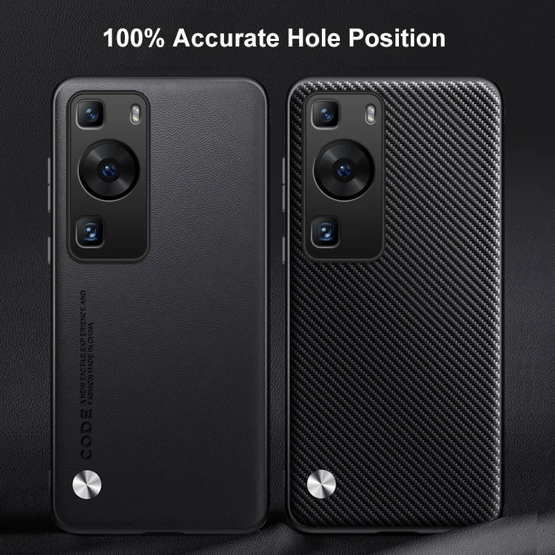 Luxury PU Leather Shockproof Phone Case - Full Protection Back Cover