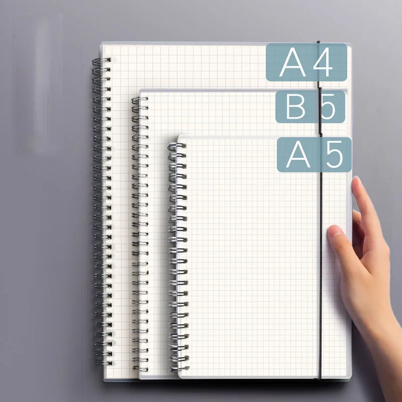 

Тетрадь А4, A5, A6, B5, Прозрачная Обложка