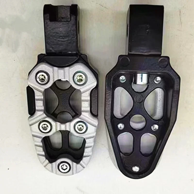 Universal Aluminum Alloy Foot Pedals Angle Adjustable Motorcycle Scooter ATV E-Bike Foot Rests Pegs motorcycle footrests motorcycle foot pedals