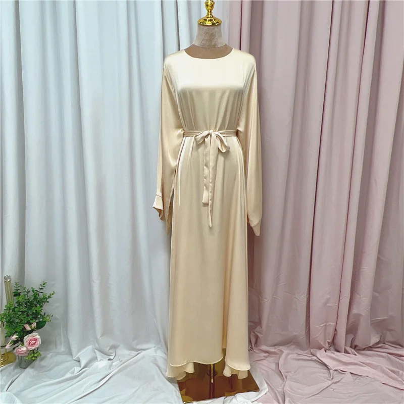 2023 Turkey Ramadan Abayat Solid Color Multicolor Fashion Robe Female Muslim Islamic Dress Women's Dress  robe de soiree luxe