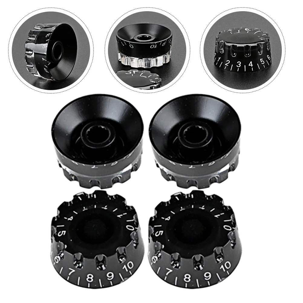 

4pcs Professional Electric Guitar Bass Volume Knobs Potentiometer Knobs