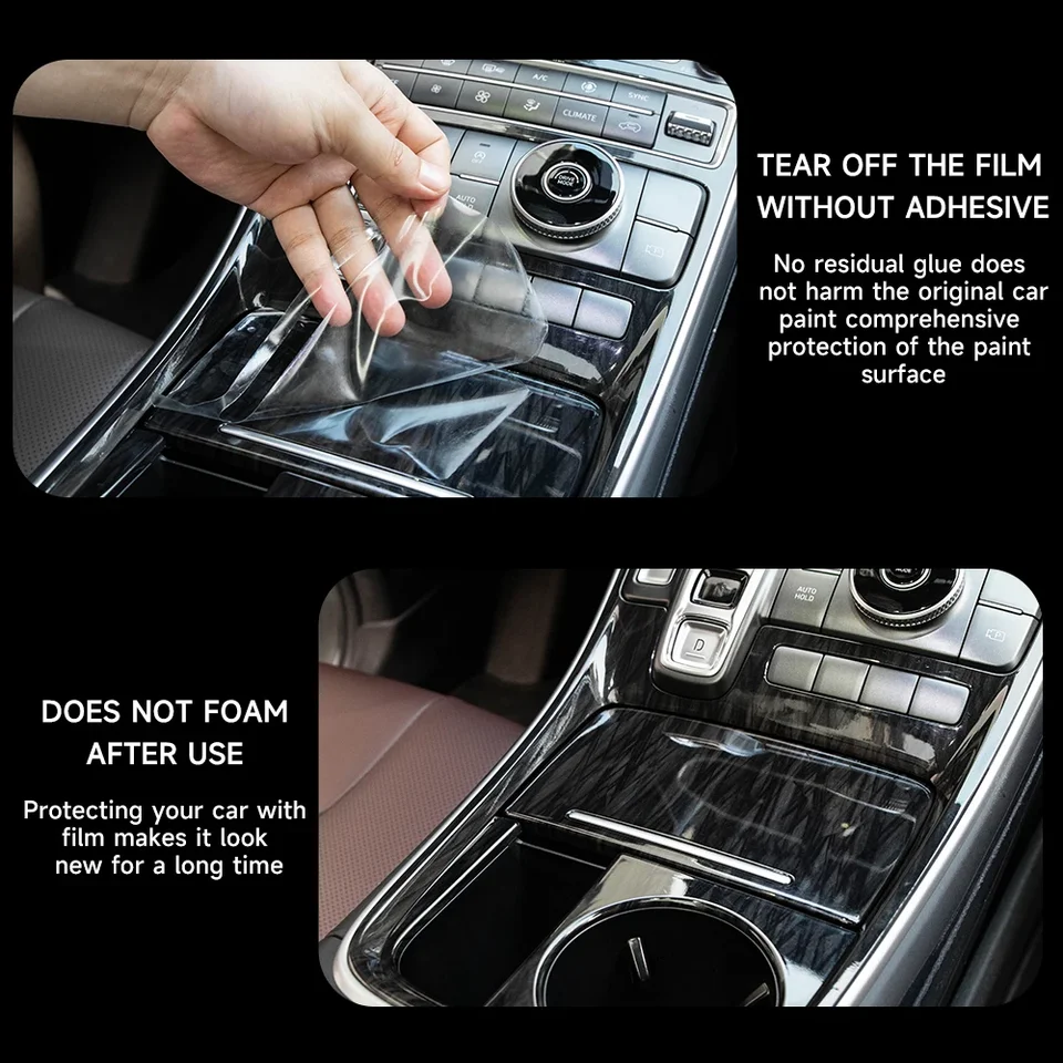 thumbnail image 2 of For Renault Grand Koleos 2024 2025 Car Interior Center Console Transparent TPU Protective Film Anti-scratc Repair Accessories 2 of 10