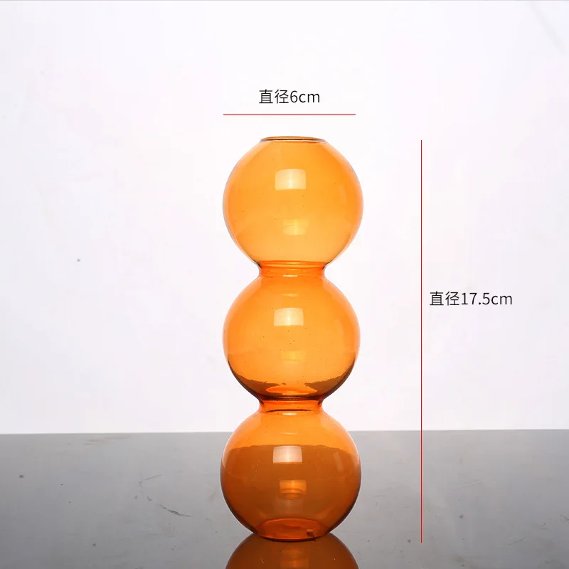 Nordic Glass Vase Decorative Home Accessory & Gift