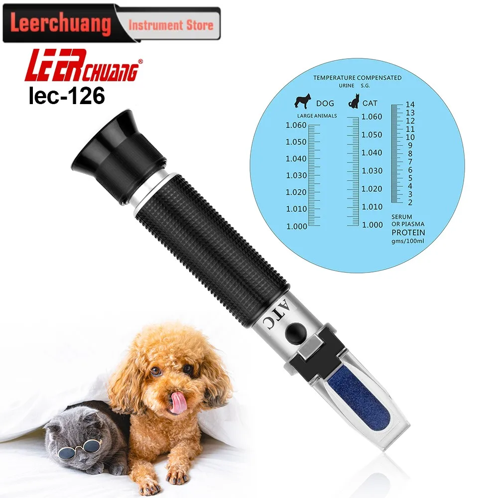 LEERCHUANG-Animal-Clinical-Refractometer-Urine-Specific-Gravity-Serum ...