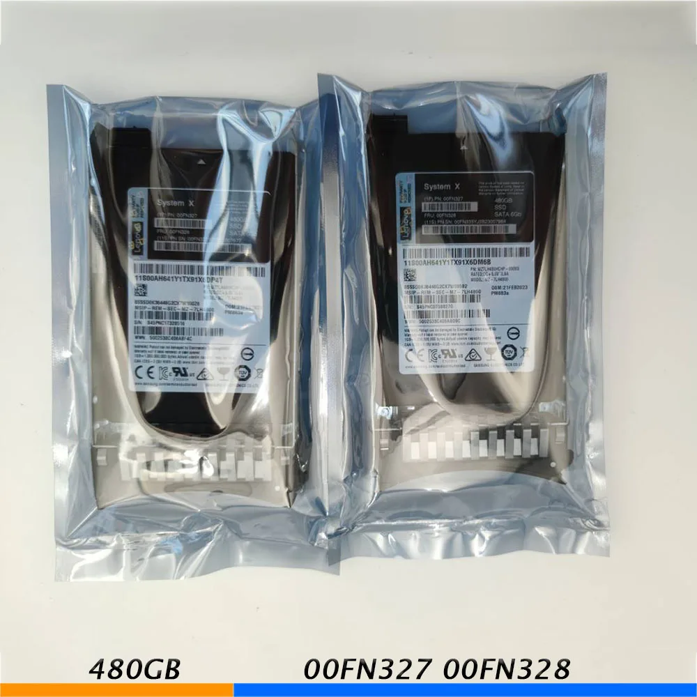 1 шт. для IBM Solid S + tate Drive 00FN327 00FN328 480G SATA 2,5 X3850X5 X3650M4 SSD