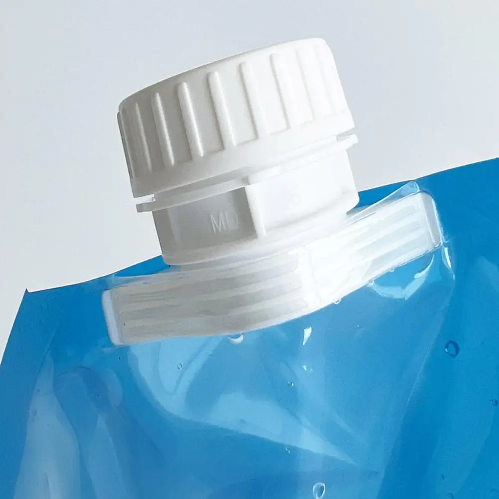 5L/10L 휴대용 물주머니 접이식 물통 물병 파우치 야외 여행 캠핑용 손잡이 포함 캠핑용품