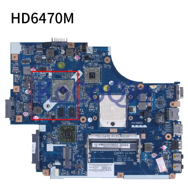 5552 5552G Laptop Motherboard MBR430200 MBWVE02001 HD5650M HD6470M Notebook Mainboard
