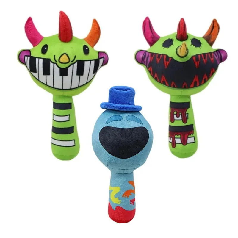 NEW Game Sprunki Doey Pianosaurus Plush Anime Nightmare Critters Plushie Soft Stuffed Animal Pillow Doll Decor Toy For Kids Gift