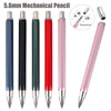 5 Colors All Metal 5.6mm Automatic Pencil 2B 4B 6B 8B Black Lead Core Art Drawing Writing Tool Sketching Manga Design Automatic 1