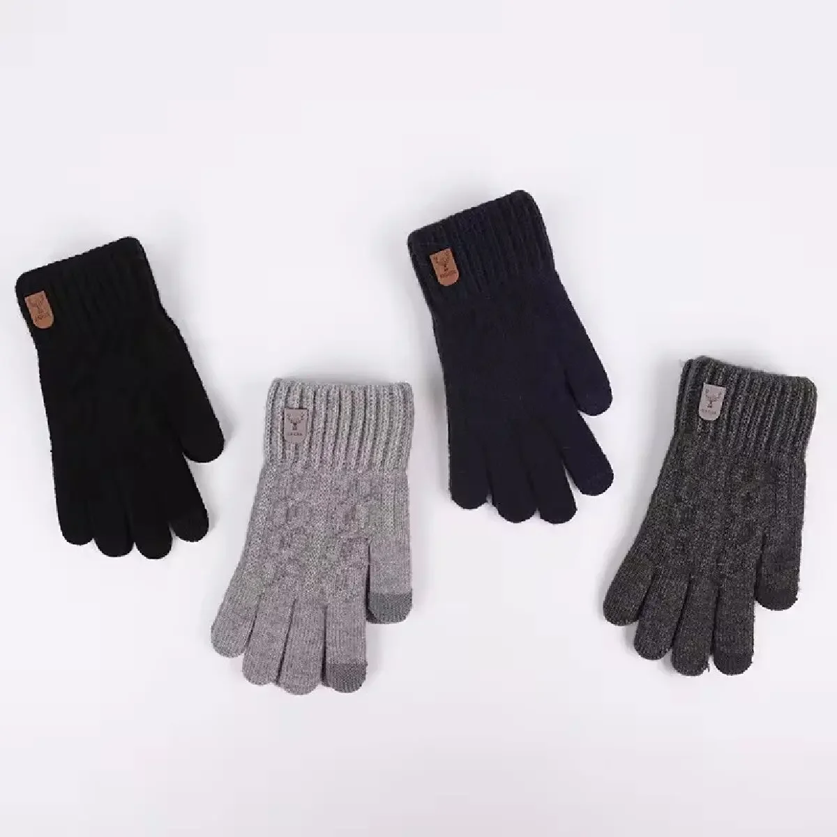 Winter Touchscreen Knitted Gloves 3