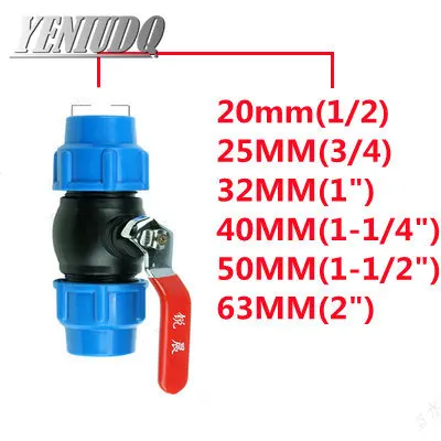 pe tubo da torneira divisor de agua plastico rapida valvula esfera conector jardim agricultura irrigacao acessorios tubulacao agua 04