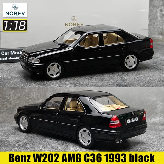 NOREV diecast model 1:18 FOR Benz C-Class W202 C200 1997 black