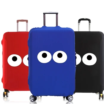 Valigia copertura per bagagli per 18-30 pollici copertura elastica per bagagli accessori da viaggio coperture antipolvere custodia protettiva serie di stampa sul petto