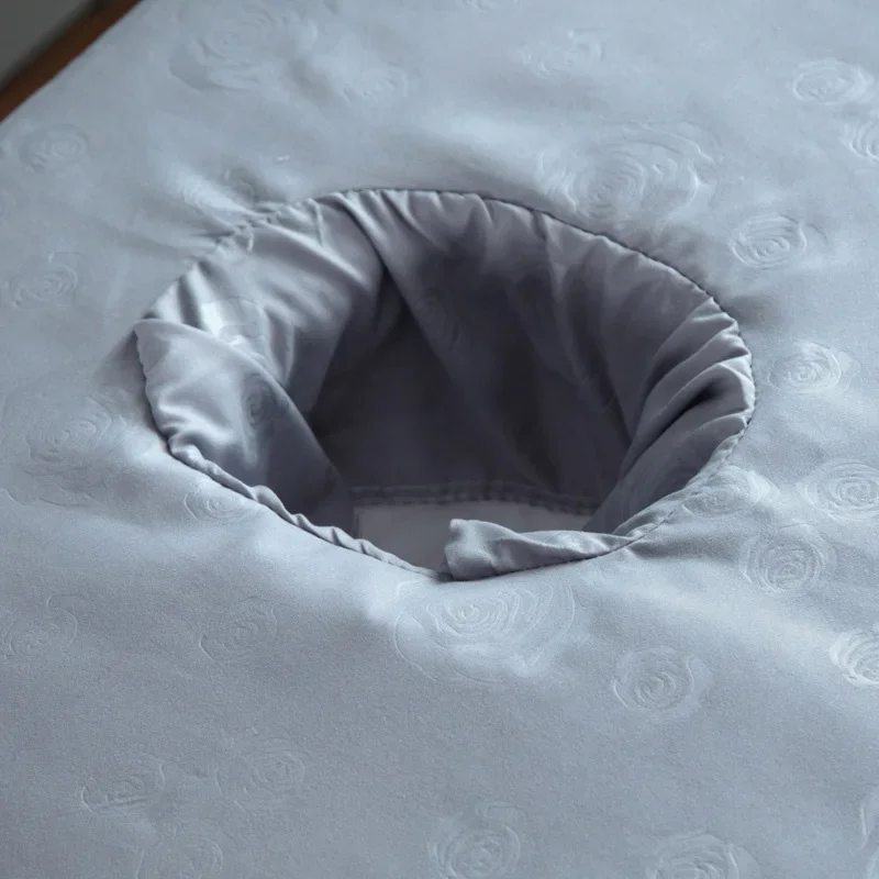 Beauty Bedsheet Cosmetic Salon Sheets Massage Treatment Soft Sheets Spa SPA Bed Table Cover Sheets with Hole 4
