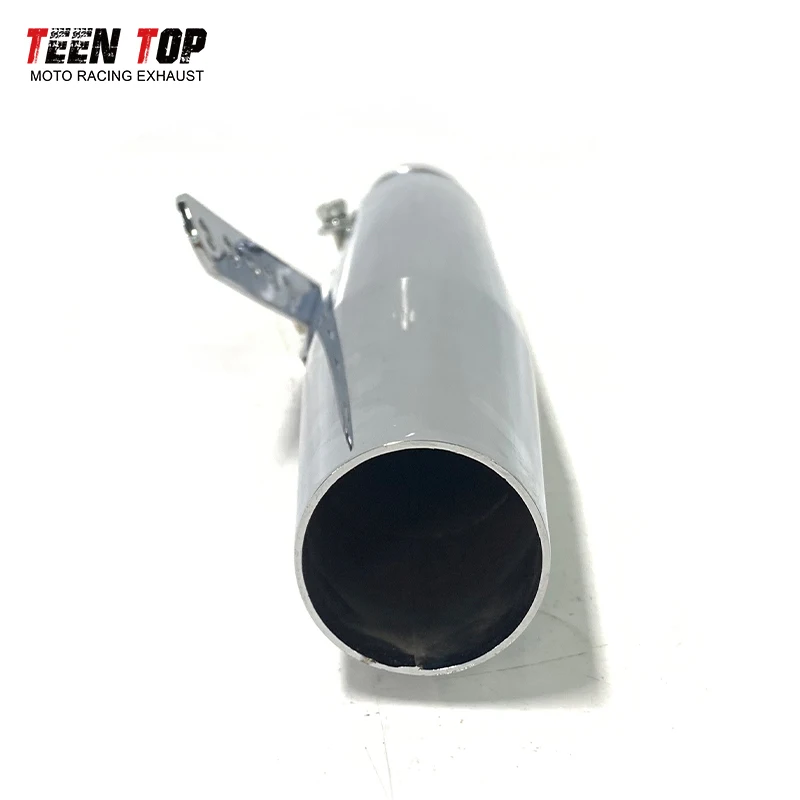 38 40 43 45mm Retro Cafe Racer Motorcycle Exhaust Retro Muffler For Harley Davidson Motobike Silencieux Exhaust CBR150 Z250 Tube - Image 5