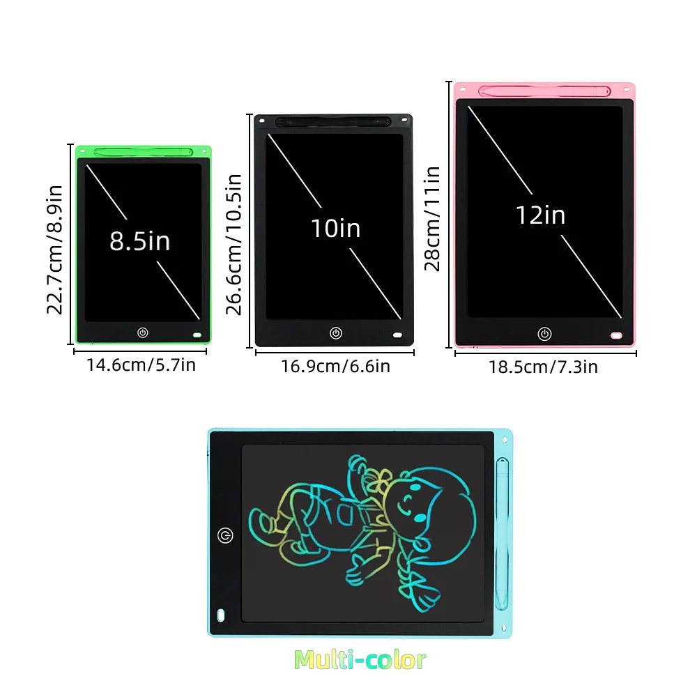 lcd writing tablet LCD Writing Tablet Drawing Board 8.5/10/12 inch Electronics Graphic Board Ultra-thin Portable Handwriting Pads Kids Gifts