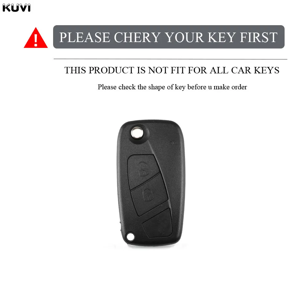 Premium TPU Car Flip Key Case Cover - 3-Button Protection Accessory