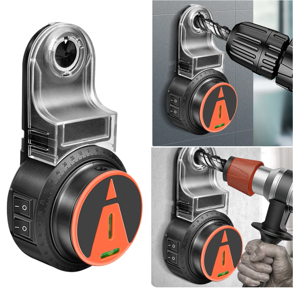 In Electric Drilling Dust Collector 360° Laser Level Wall Suction
