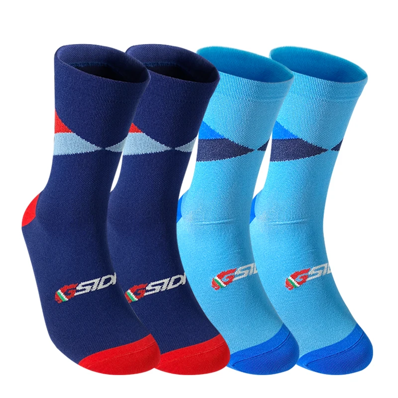 4 pairs Team Cycling Socks Professional Sports Bike Socks High Quality Running Basketball Many Colors cycling socks silicone cycling socks