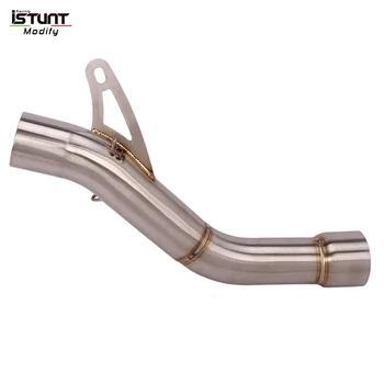 For DUCATI Monster 821 Monster 1200 1200s 2014 - 2020 Motorcycle Exhaust Muffler Escape Modiifed Mid Link Pipe WIth Catalyst