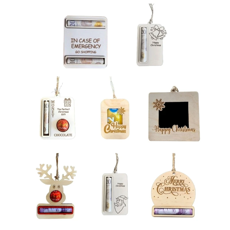 

Unique Christmas Money Clip Hangings Decor for Holiday Festivities Display DropShip